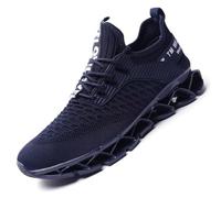Zapatos Chaussures de course en maille pour homme, noir foncé, 40 2/3 EU