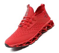 Zapatos Chaussures de course en maille pour homme, Rouge, 42 1/3 EU