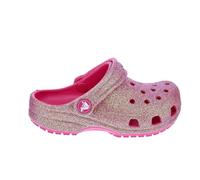 Crocs Unisexe Enfant Classic Iridescent Glitter CgT Sabots, Dragon Fruit, 27/28 EU