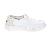 HEYDUDE Baskets Wendy Espadrille Woven Femme 38 Blanc