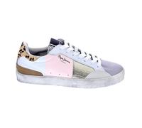 Zapatos Pepe Jeans Zapatos - PEPE JEANS - Lane Street - Blanco - Lacets - Plat 40