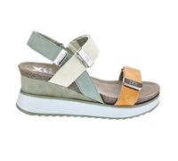 XTI - Sandale Femme Vert - Chaussures confortables et polyvalentes - Mode décontractée - Modèle 14282204 (Taille38)