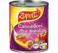 Zapetti Cannelloni Pur Boeuf Sauce Napolitaine 800g (lot de 6)