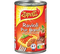 Zapetti - Ravioli Pur Boeuf 400G - Lot De 5 - Livraison Rapide En France - Prix Par Lot