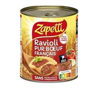ZAPETTI - Ravioli Pur Boeuf Francais 800G - Lot De 4 - Offre Special