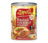 Zapetti Ravioli Pur Bœuf Français Blé Complet 1/2