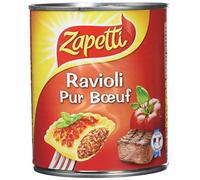 Zapetti Ravioli Pur Bœuf la Boîte 800 g net - Lot de 6