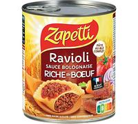 Zapetti - Ravioli Sauce Bolognaise Riche En Boeuf 800G - Lot De 4 - Vendu Par Lot - Livraison Gratuite En France