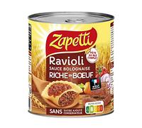 Zapetti Ravioli Sauce Bolognaise Riche en Bœuf Blé Complet 4/4