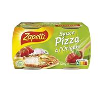 ZAPETTI - Sauce Pizza Origan - Lot De 2X190G - Saveur intense pour vos pizzas! - Lot De 4