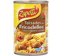 Zapetti Torsades aux Fricadelles Sauce Tomate Cuisinée 400 g