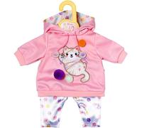 ZAPF 871423 Dolly Moda Pulli + leggings chaton 43 cm