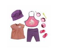 Zapf - Baby Born Coffret Cuisinier - Tablier Et Toc + Accesoires Habit Poupee 43 Cm