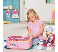 Zapf Creation Baby Born Holiday Valise avec Siège de Poupée - 3 Ans et + - pour Les Petites Mains - Développe l'Empathie et Les Aptitudes Sociales - Convient aux Poupées de 36 cm et 43 cm