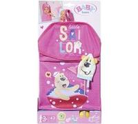Zapf Creation 830635 - BABY born Bath Serviette de bain à capuche et gant de toilettes Multicolore G