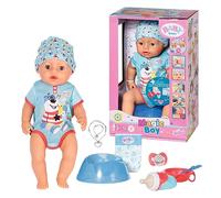 Zapf Creation 834992 Baby Born Magic Boy 43 cm-neu mit magischem Schnuller und 10 lebensechten Funktionen
