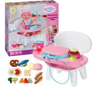 BABY born Zapf Creation 840634 Table d'alimentation Lumineuse et sonore avec Plus de 10 Plats et Boissons différents pour poupées de 43 cm