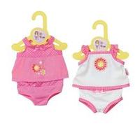 Zapf Creation Sous-vêtements pour poupon Dolly Moda 870235 – 38–46 cm, 1 pièce blanc et rose TU