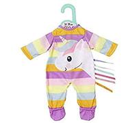 Zapf Creation 870570 Dolly Moda Grenouillère en Licorne Multicolore 36 cm