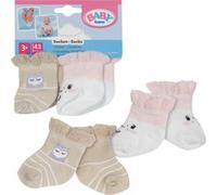 ZAPF Creation BABY born Chaussettes Mouton 2 paires 43cm, Accessoires de poupée