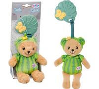 Baby Born for Babies Teddy Groseille 18 cm, avec Anneau de Dentition, hochet & Papier bruissant, Lavable