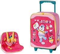 Zapf Creation Baby Born Holiday Valise avec Siège de Poupée - 3 Ans et + - pour Les Petites Mains - Développe l'Empathie et Les Aptitudes Sociales - Convient aux Poupées de 36 cm et 43 cm
