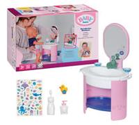 BABY born Lavabo pour poupées 36/43 cm – Distributeur de savon, fonctionne à l'eau, sans piles