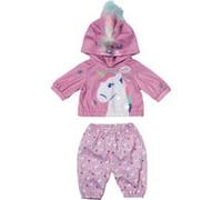 BABY born Tenue Licorne, Ensemble de Sweat à Capuche avec Licorne et Pantalon avec imprimé pour poupées de 43 cm, 839409 Zapf Creation