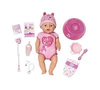 Baby Born Interactif - 815793 - Coffret Fille - Poupon À Fonctions 43 Cm & Accessoires