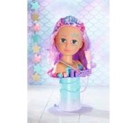 ZAPF Creation Sister Styling Mermaid Head, Maquillage et tête à coiffer