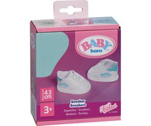 ZAPF Creation BABY born Sneakers 2 ass. 43cm, Accessoires de poupée