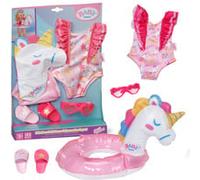 ZAPF Creation BABY born Swim Set Unicorn 43cm, Accessoires de poupée