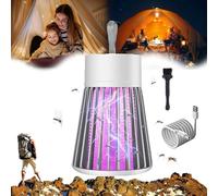 Zapguard Bug Zapper, 2025 Best Zap Guard Fly Zapper, Portable Mosquito Killer Lamp 360-Degree Attraction, Comprehensive Protection, Rechargeable Electric Bugzapper for Indoor Outdoor Camping (White)