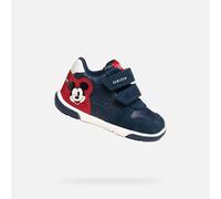 Geox Bébé garçon B Zapito Boy First Walker Shoe, Bleu Marine/Rouge, 24 EU