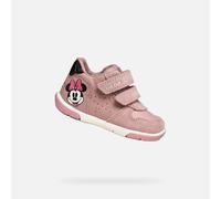 Geox Bébé Fille B Zapito Girl First Walker Shoe, Antique Rose Black, 24 EU