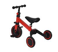 ZAPOP Tricycle 3 en 1 pour Tout-Petits avec poignée de Direction pour 1 à 5 Ans,Tricycle Pliable pour Enfants,Vélo Draisienne,Vélo Pédales Amovibles,Trike évolutif