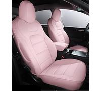 ZAPORA Coussin De Couverture De Sièges De Voiture Accessoires Intérieurs en Cuir Full Surround pour Tesla Modèle 3 Y S(5)