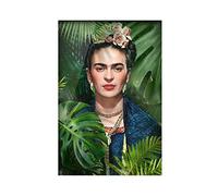 ZAPORA Frida Kahlo Impression sur toile pour décoration murale pour salon, chambre à coucher, style sans cadre, 30 x 45 cm