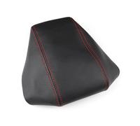 ZAPORA Housse De Protection en Cuir Microfibre Accoudoir Central De Voiture pour Ford pour Focus 2015-2018 Housses Coussins(B Black-Red Line)
