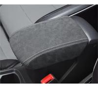 ZAPORA Housse De Protection en Cuir Microfibre pour Console Centrale De Voiture, Accessoire pour T-roc 2019-2024 Housses Coussins(Suede-W-Thread3)