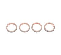 ZAPORA Kit de Joints de Carter et de Couvre-Culasse Moto pour Suzuki GSX-R1000 GSXR1000 2003-2008 Respiration(Exhaust gasket6)