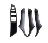 ZAPORA Poignée Porte Intérieure LHD Voiture Couvercle Décoratif De Pour Série 5 F10 F11 2009-2017(Black 4pcs)