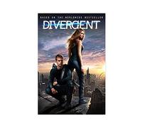 ZAPORA Poster de film divergent - Impression sur toile classique - Décoration pour chambre à coucher, bureau, chambre - Cadeau - Sans cadre - 30 x 45 cm