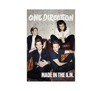 ZAPORA Poster One Direction Made in the A.M. - Couverture de l'album - Impression sur toile - Décoration murale pour salon, chambre à coucher - Style sans cadre - 30 x 45 cm