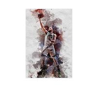 ZAPORA Poster Stephen Curry sur toile pour décoration de chambre à coucher, bureau, chambre, cadeau, sans cadre, 50 x 75 cm