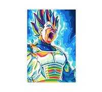 ZAPORA Poster sur toile de héros de l'anime Son Goku - Décoration pour chambre à coucher, bureau, chambre - Cadeau sans cadre - 30 x 45 cm