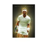 ZAPORA Rafael Nadal - Poster sur toile 6, décoration murale pour salon, chambre à coucher, décoration sans cadre, 30 x 45 cm