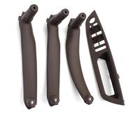 ZAPORA RHD Poignée De Porte Intérieure Ensemble Des Pièces Automobiles Couvercle Pour X5 X6 E70 E71 E72 2007-2014(Coffee 4pcs)