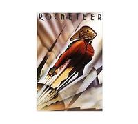 ZAPORA Rocketeer Poster sur toile Décoration murale pour salon chambre à coucher sans cadre 60 x 90 cm