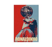 ZAPORA Ronaldinho 3 Poster sur toile pour décoration murale pour salon, chambre à coucher, sans cadre, 30 x 45 cm